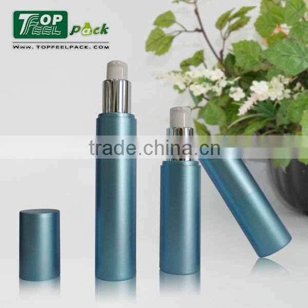Luxury Plastic Cosmetics Container Fashion White Plastic Cosmetic 30ml Airless Bottle for Skin Care
