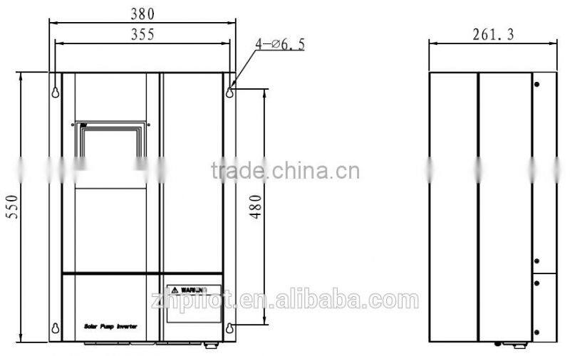 solar pump inverter in solar energy systems (1.5KW~5.5KW)