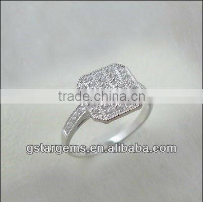 925 Sterling Silver Micro Pave Jewelry Set