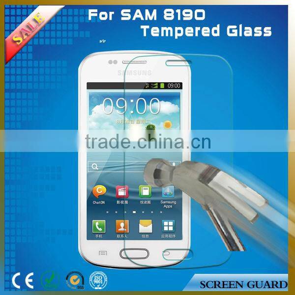 Alibaba Express for Samsung galaxy S3 mini 8190 0.15/0.2/0.33/0.4mm 2.5D Tempered Glass Screen Shield Guard
