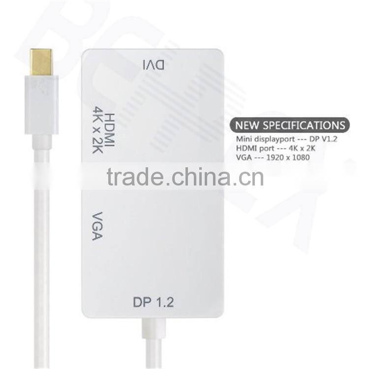 High Quality Type C to DVI VGA DP adapter USB Hub