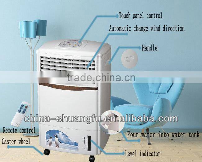 Low noise Portable evaporative cooler warmer/air cooling fan/room cooler fan