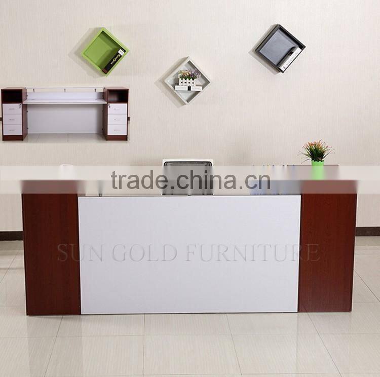 Hot sale tufted reception desk/used reception desk /salon reception desk (SZ-RTB009-2)