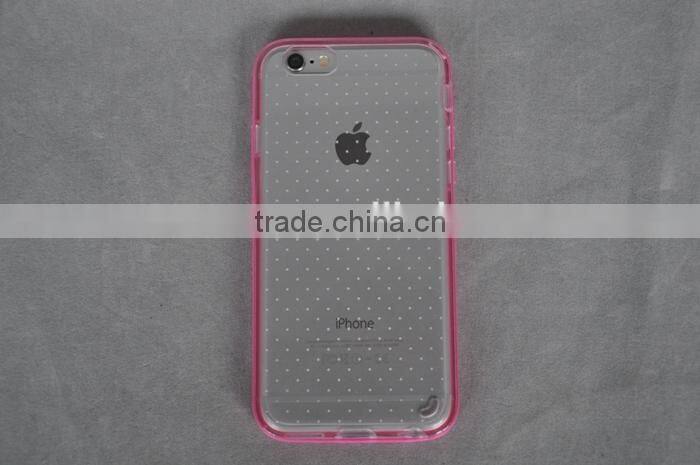 Factory price hight quality Fashion pattern case soft TPU+hard PC case for iphone 6 4.7 inch