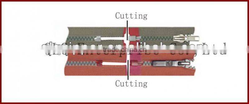 Automatic Open end Plastic Zipper Cutting Machine