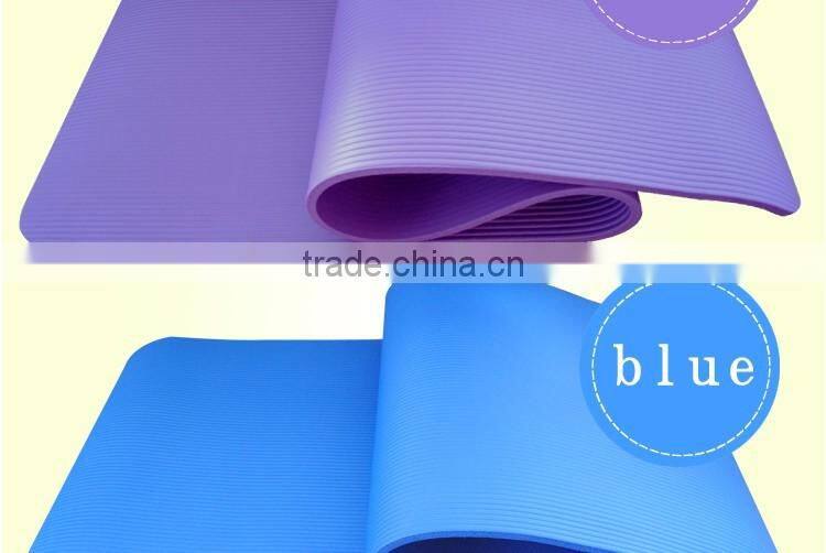 Manufacturer OEM Mats For Sports Yoga & Pilate Type NBR Yoga Mat 12mm