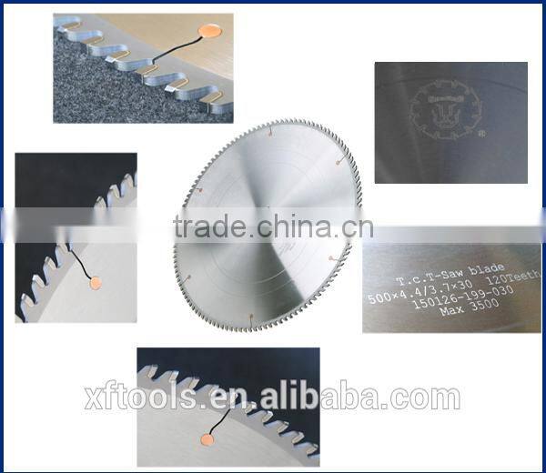 20'' 120teeth aluminum cutting blade with high quality