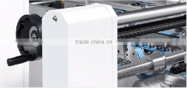 ZH-1450AC-II good price ManufactureHigh-Speed Automatic carton box folder gluer machine for 4 6 corner box