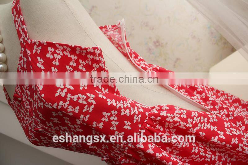 Ladies cotton printed sexy tight mini skirt