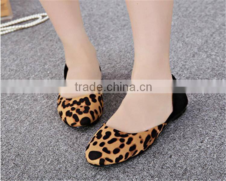 Professional latest design lady flat shoes ladies leather soles flat shoes with CE certificate XT-DA0931
