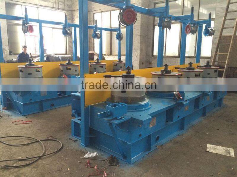Wire drawing machine for making nail