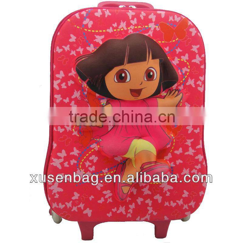 2013 hot sale new model luggage trolley school bag trolley bag