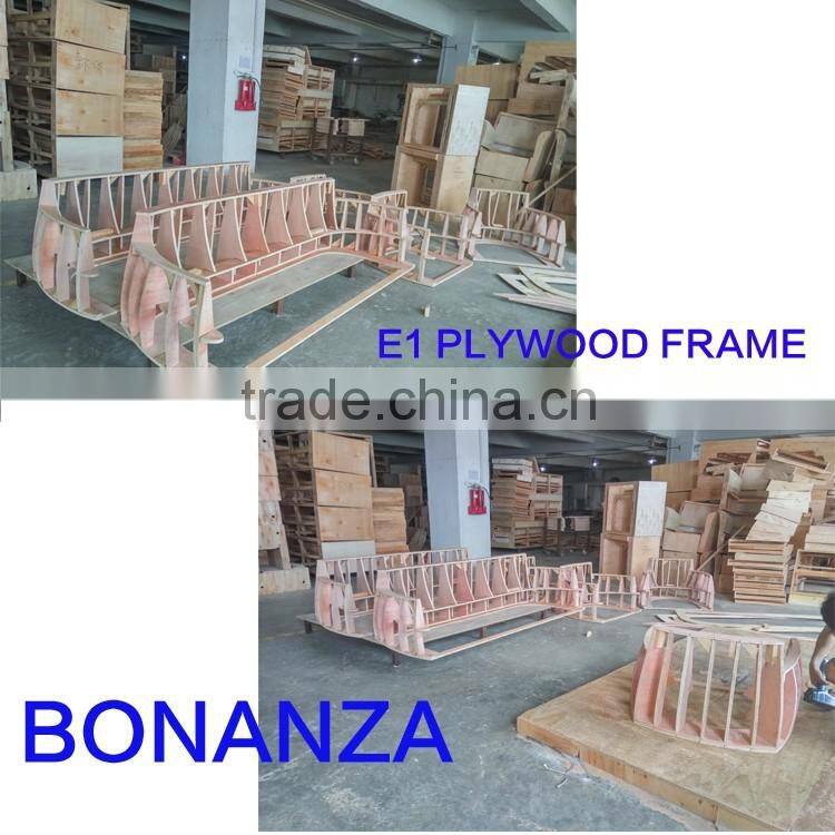 New Modern hot selling price cheap latest italian leather sofa design with kd iron legs