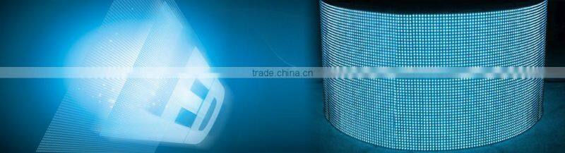 Ultralight high brightness outdoor full color p16 flex led curtain display/grid mesh led wall screen