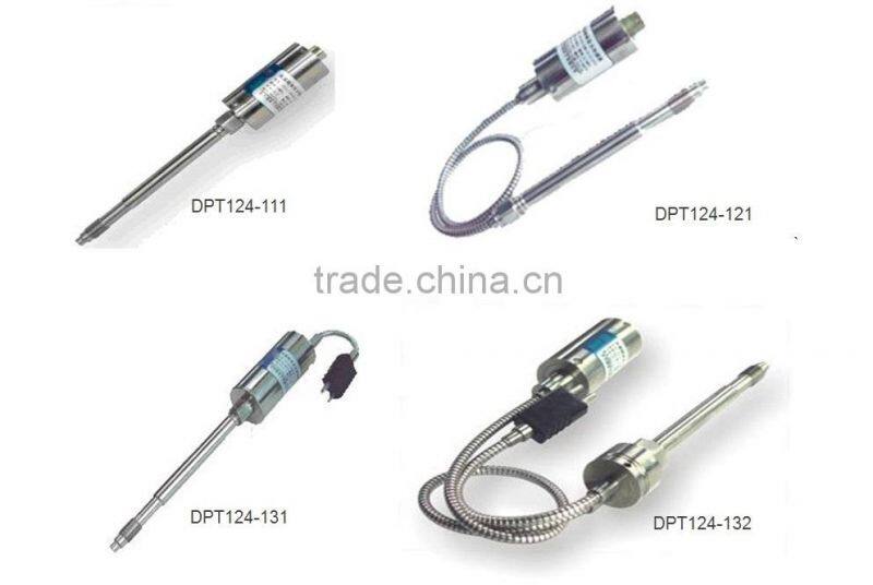 High temperature liquid measurement melt pressure sensor