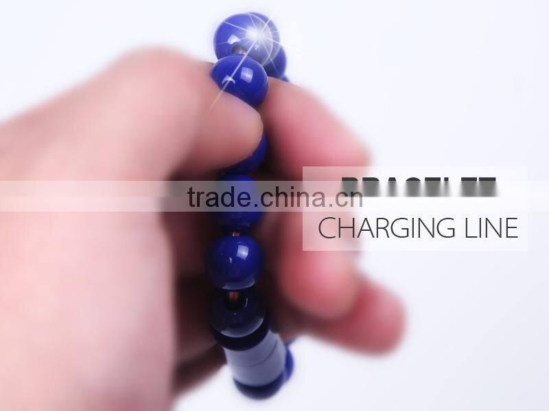 2015 New colorful usb cable micro usb data Bracelets cable for samsung/iphone5/6