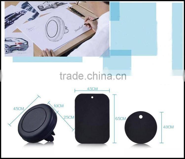 Cheap Hot Sale Magnets Bracket Universal Magnetic Car Air Vent Holder Outlet Mount Cell Phone Mounts For iPhone Samsung