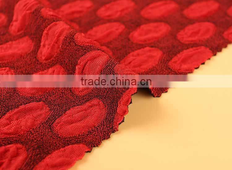 Top-end Fancy Knitted polyester double knit jacquard fabric
