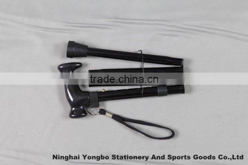 5 sections folding walking stick for the old