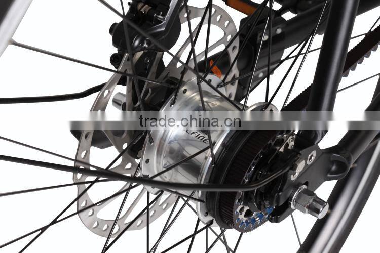High End Retro Style 700C 8 Speed and Dynamo Hub Belt Drive Alloy City Bike