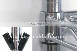 Industrial and Cleanroom Wire Shelving Chrome Post