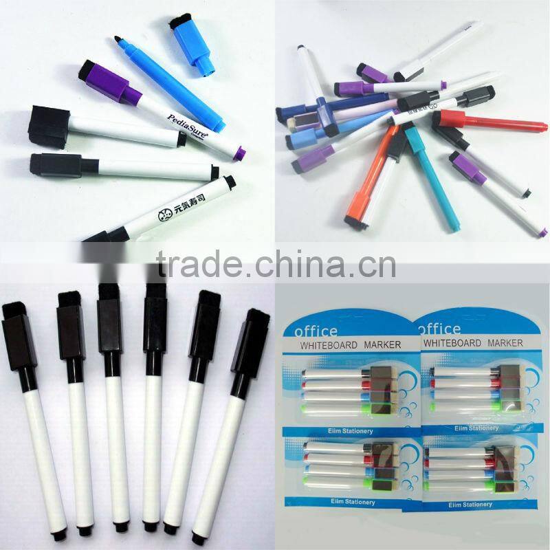Fridge magnet pen / water erasable marker pen / white dry erase marker pen