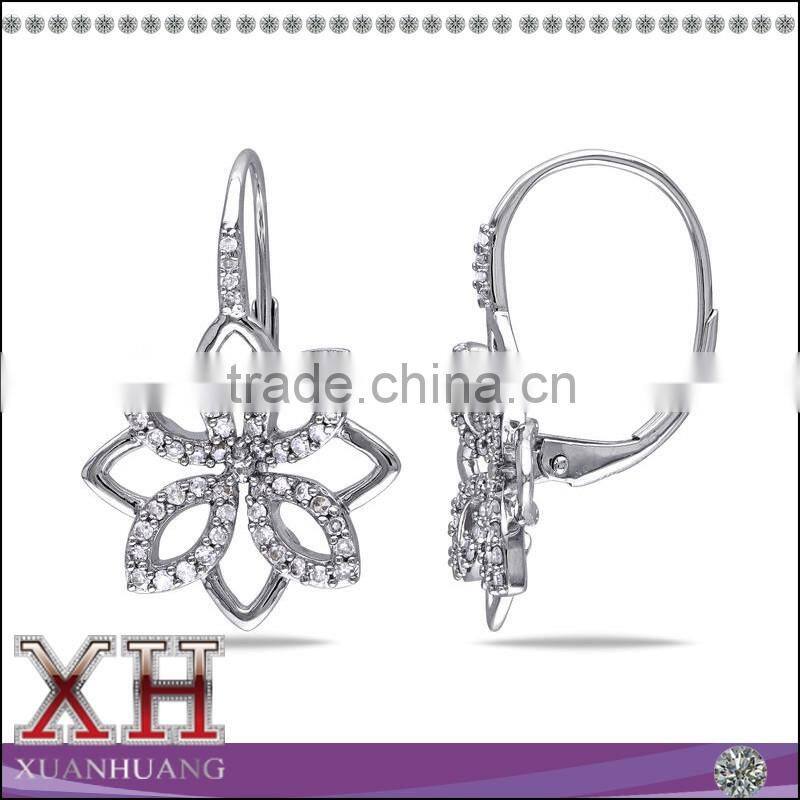 Factory Direct Selling Flower FishHook Earrings