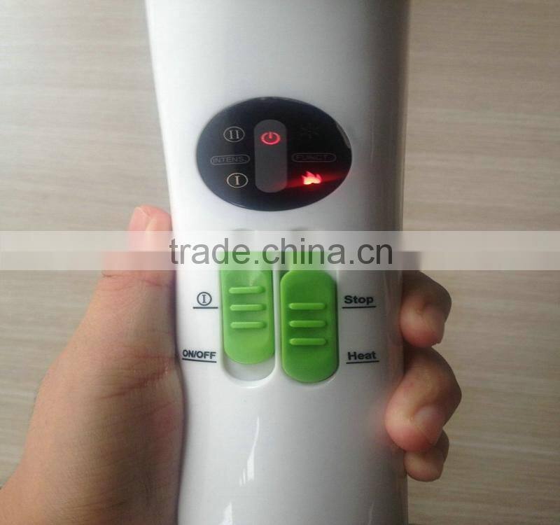 rechargeable handheld massager vibration cold hot color light massager