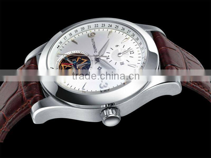 Magnificent Moon Phase Men's Stainless Steel Automatic Mechanical Watch