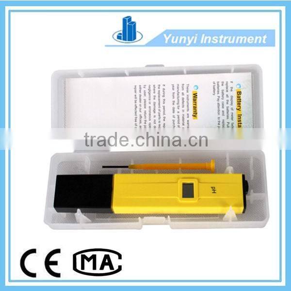 pen type ph meter with lcd display for water, liquid, aquarium, 0.0 - 14.0 pH