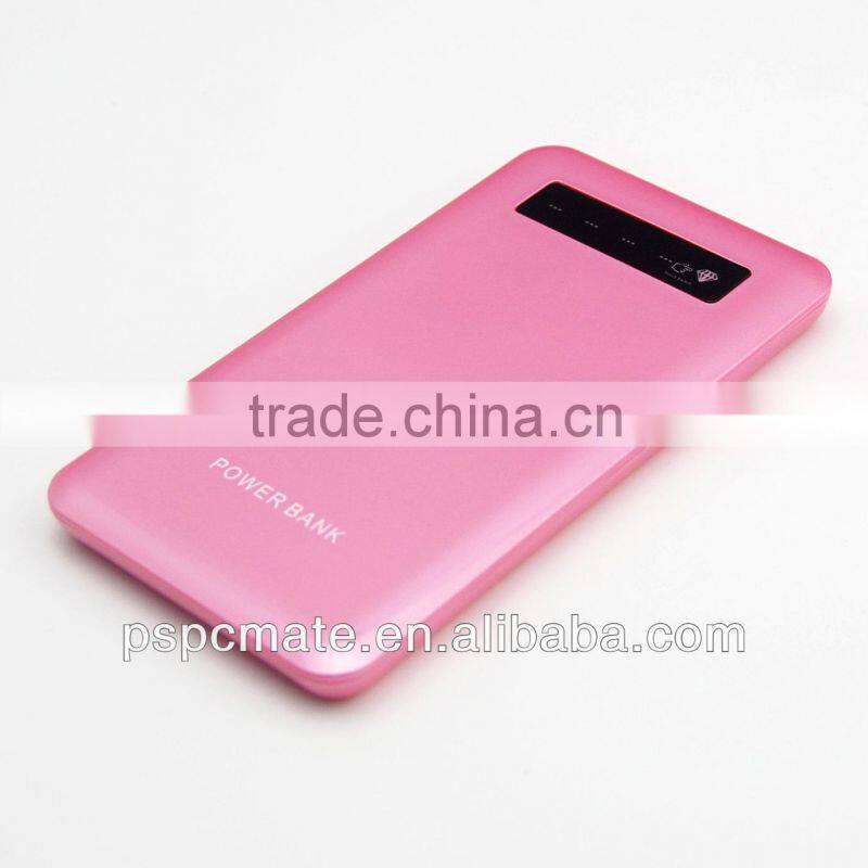 Slim 5000mah Portable Power Bank External Battery Pack Charger