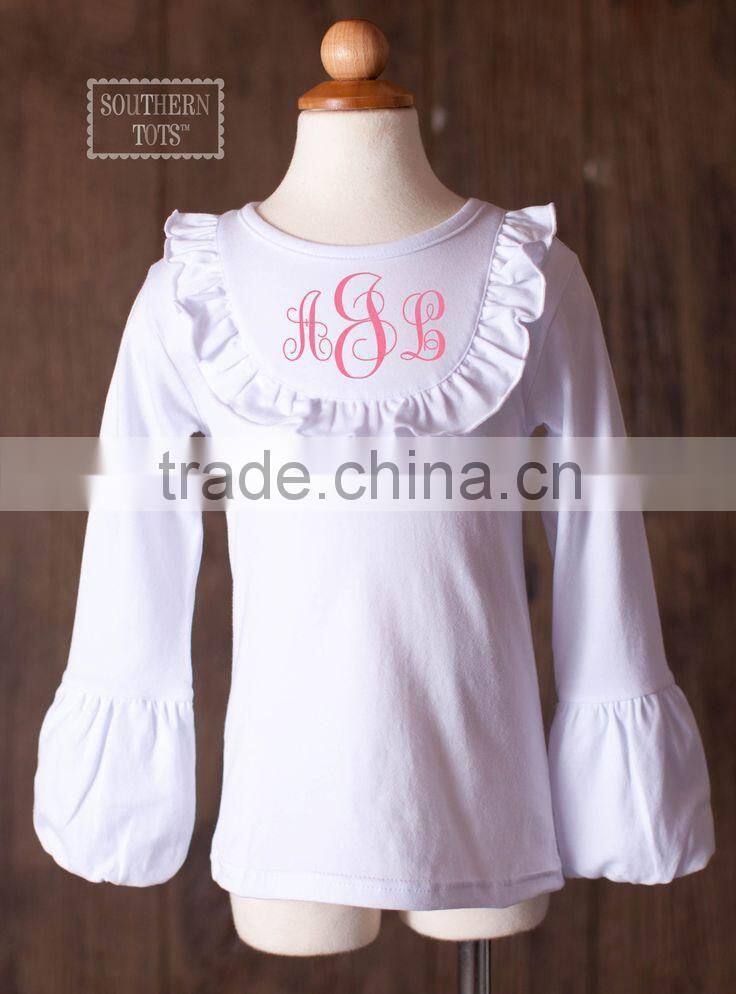 2015 new style boutique solid aqua triple ruffles girl shorts MS0101