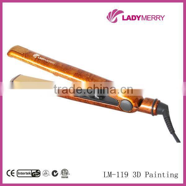 salon hair straightener with MCH heating element