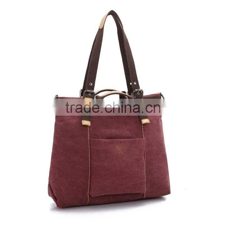 Canvas promotional OEM vintage simple Bags