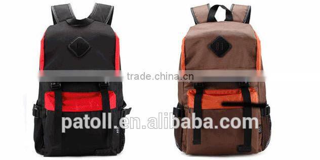 Fashionable stylish plain backpack