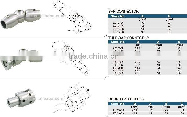 SS/Stainless steel Bar Holder