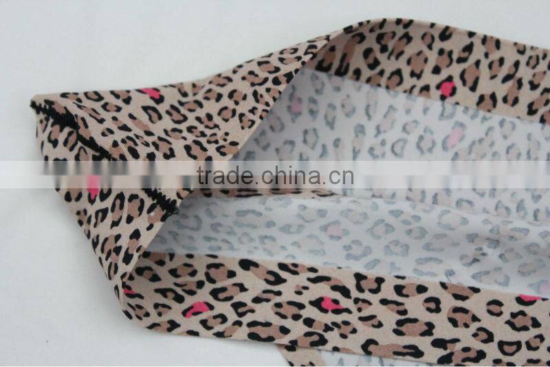 Sexy Ladies Folded Leopard Print One Piece Thong Inner Wear