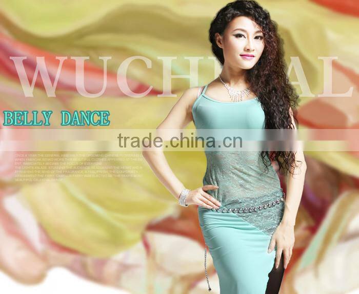 Wuchieal performance new design belly dance dress from china factory (QC2268-2)