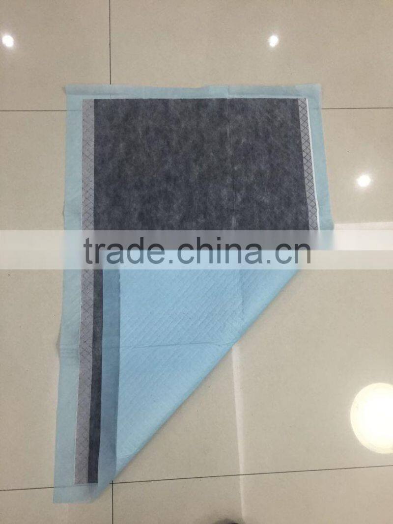china supplier medical care underpads with super absorbent bamboo charcoal