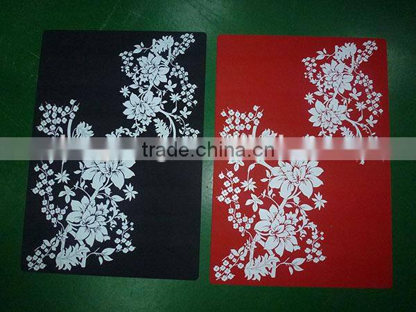 different sizes non stick and heat resisitant silicone dinner table mat