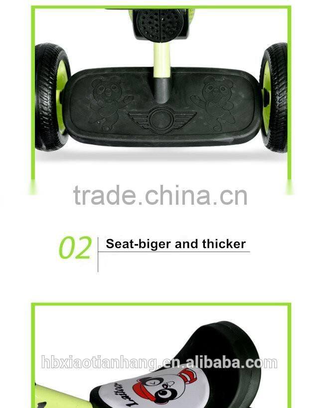 Multi-function cheap baby pedal tricycle / EVA wheel kids tricycle with light