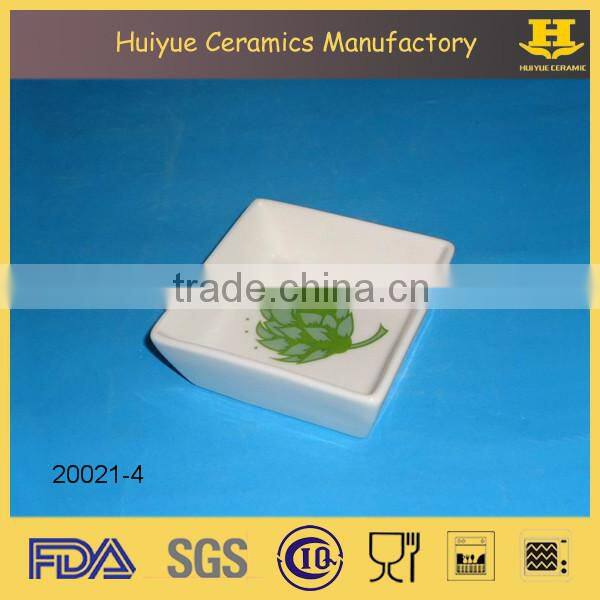 porcelain square dish