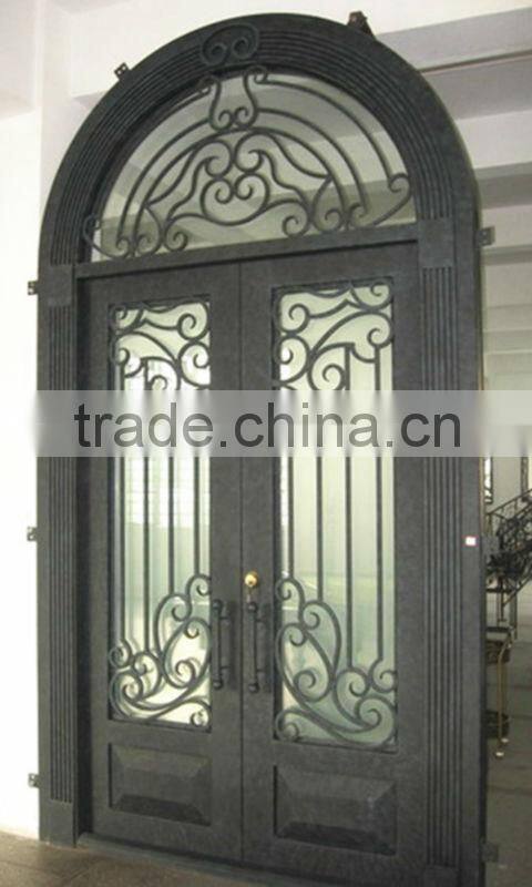 Top-selling handmade forging lobby entrance door