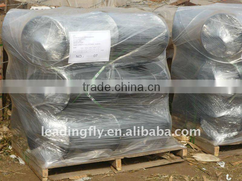 ANSI B16.9 LR 90 degree carbon steel elbow, tee, reducer