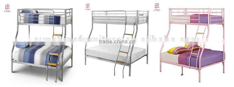 Modern Design School Bed Adult Metal Double Bunk Bed