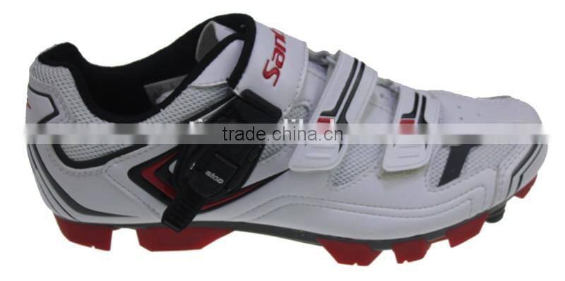 2016 MTB nylon outsole cycling shoes with atop buckle