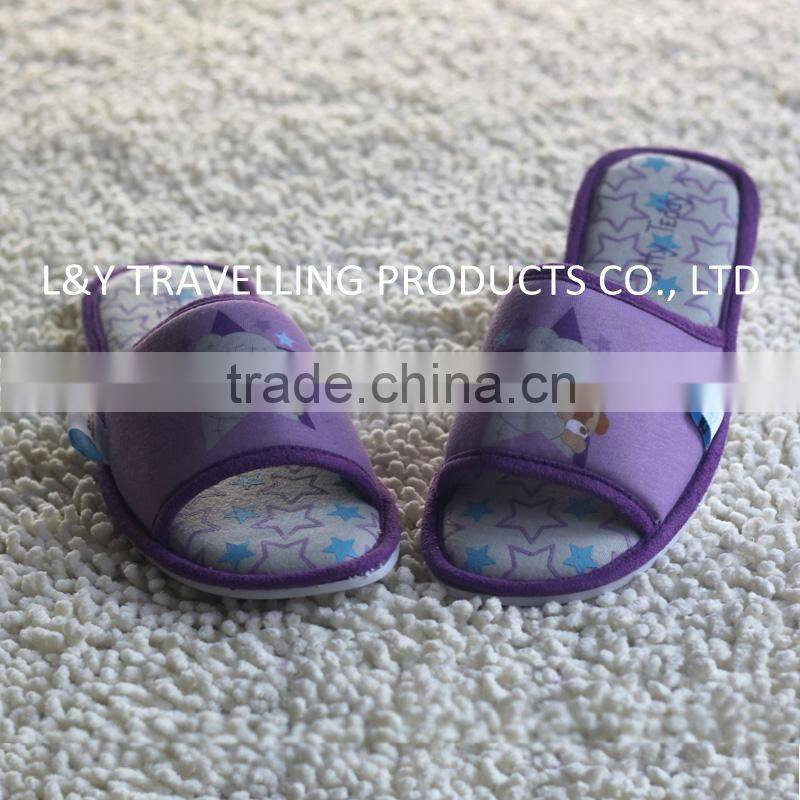 Jersey with teddy print women indoor Slippers, women home slippers,women house slippers,