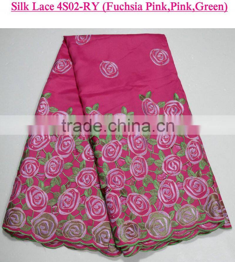 Fashion wedding dress raw silk fabrics natural silk fabric pure silk fabric