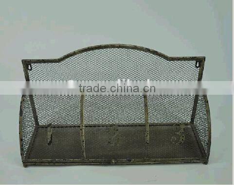 Antique decoration french style rustic metal birdcage