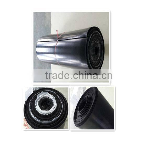 55 Shore-A odourless black SBR rubber sheet